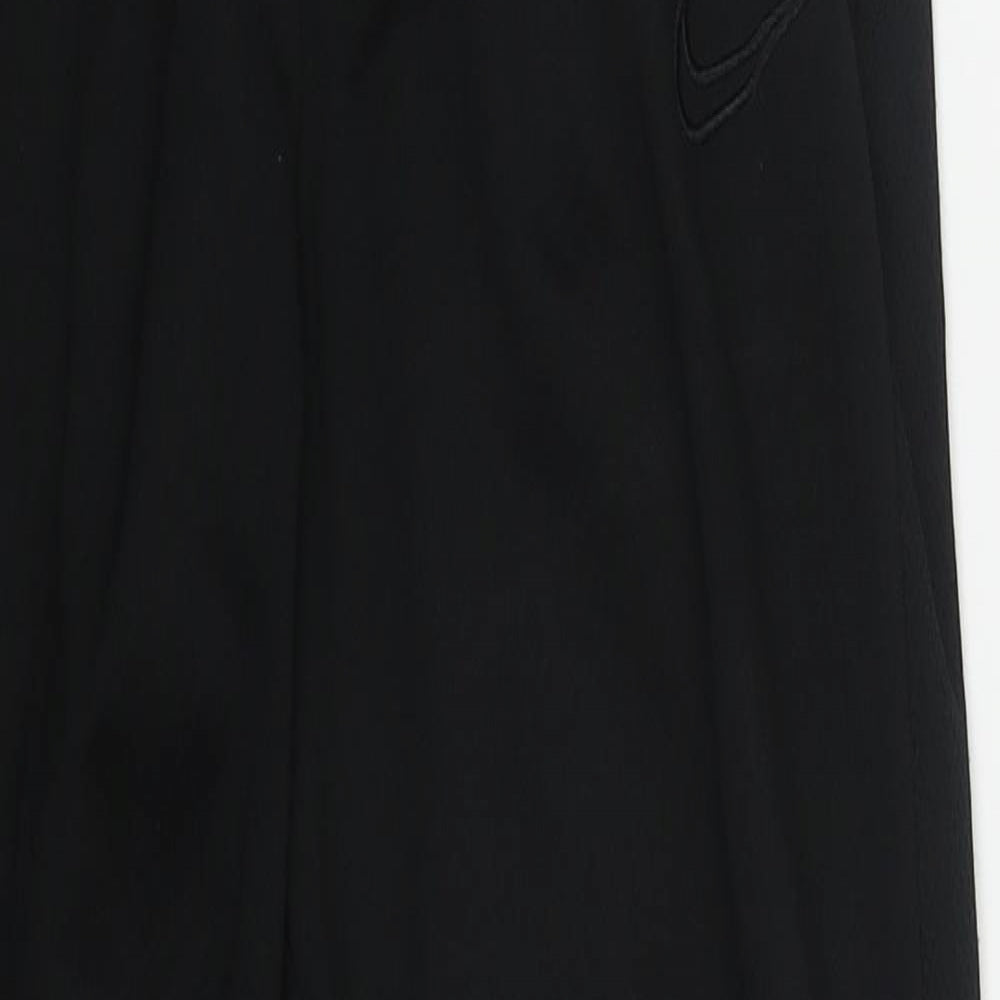 Nike Boys Black  Polyester Sweatpants Trousers Size XL L27 in Regular