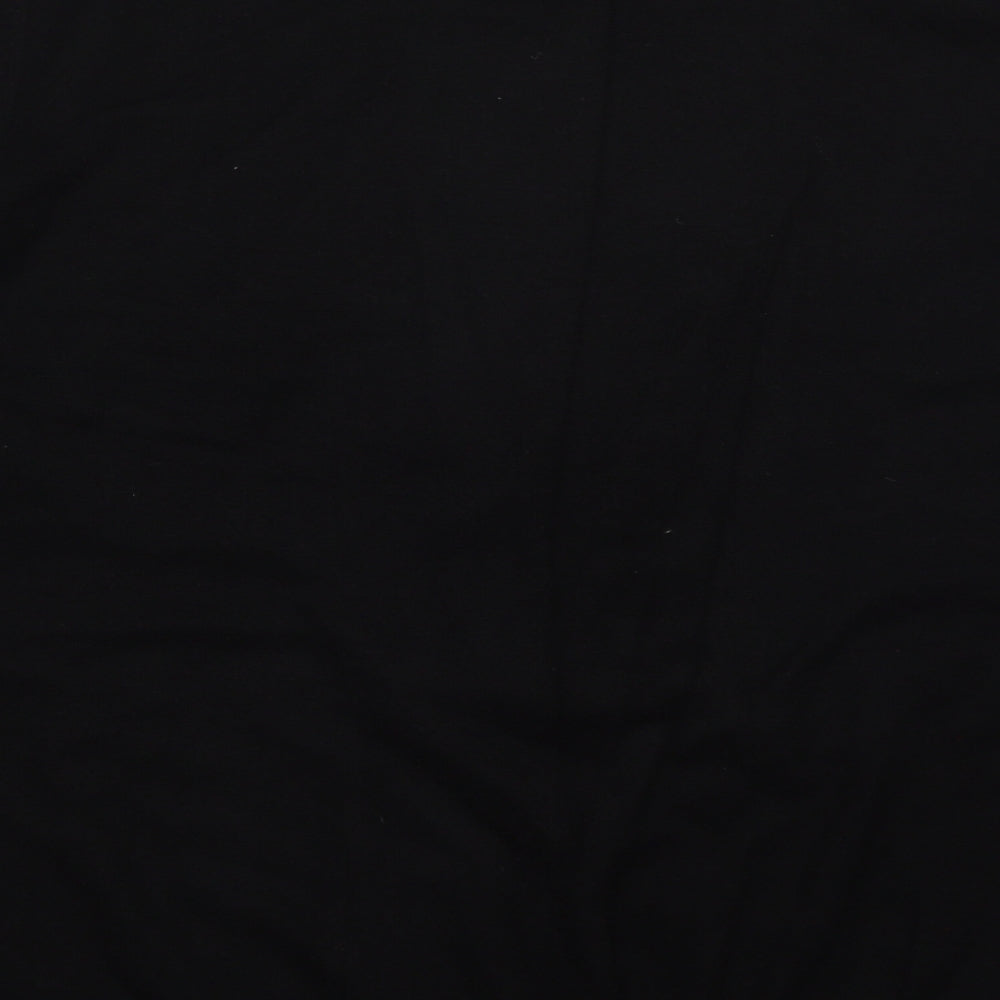 Peacocks Womens Black Round Neck  Viscose Pullover Jumper Size 22   - Mrs Clause