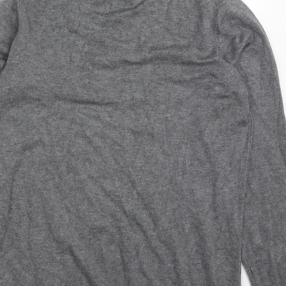 Dunnes Womens Gold Roll Neck  Viscose Pullover Jumper Size L