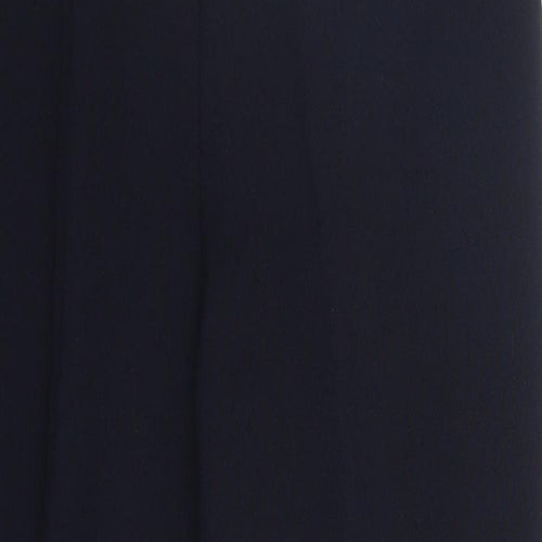 Emma Womens Blue  Polyester Trousers  Size 16 L26 in Regular