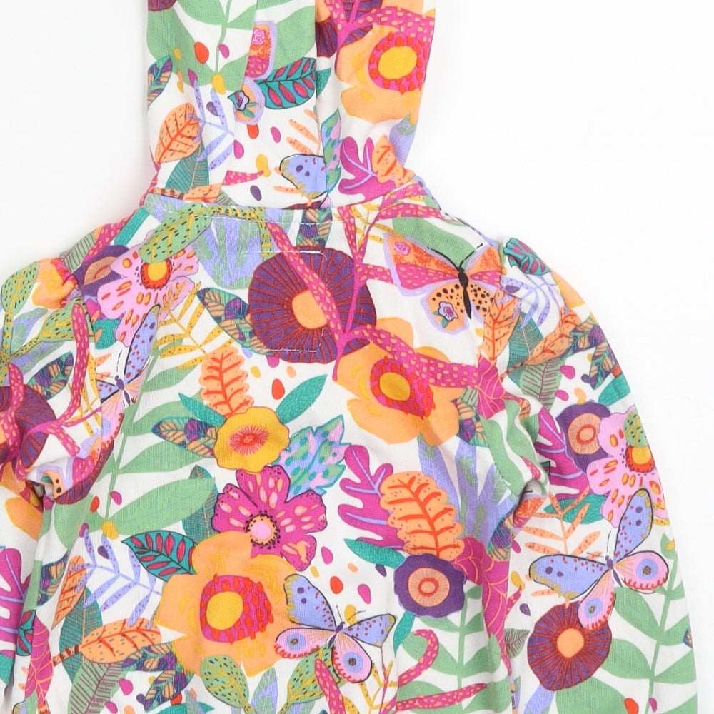 NEXT Girls Multicoloured Floral  Jacket  Size 18-24 Months   Zip