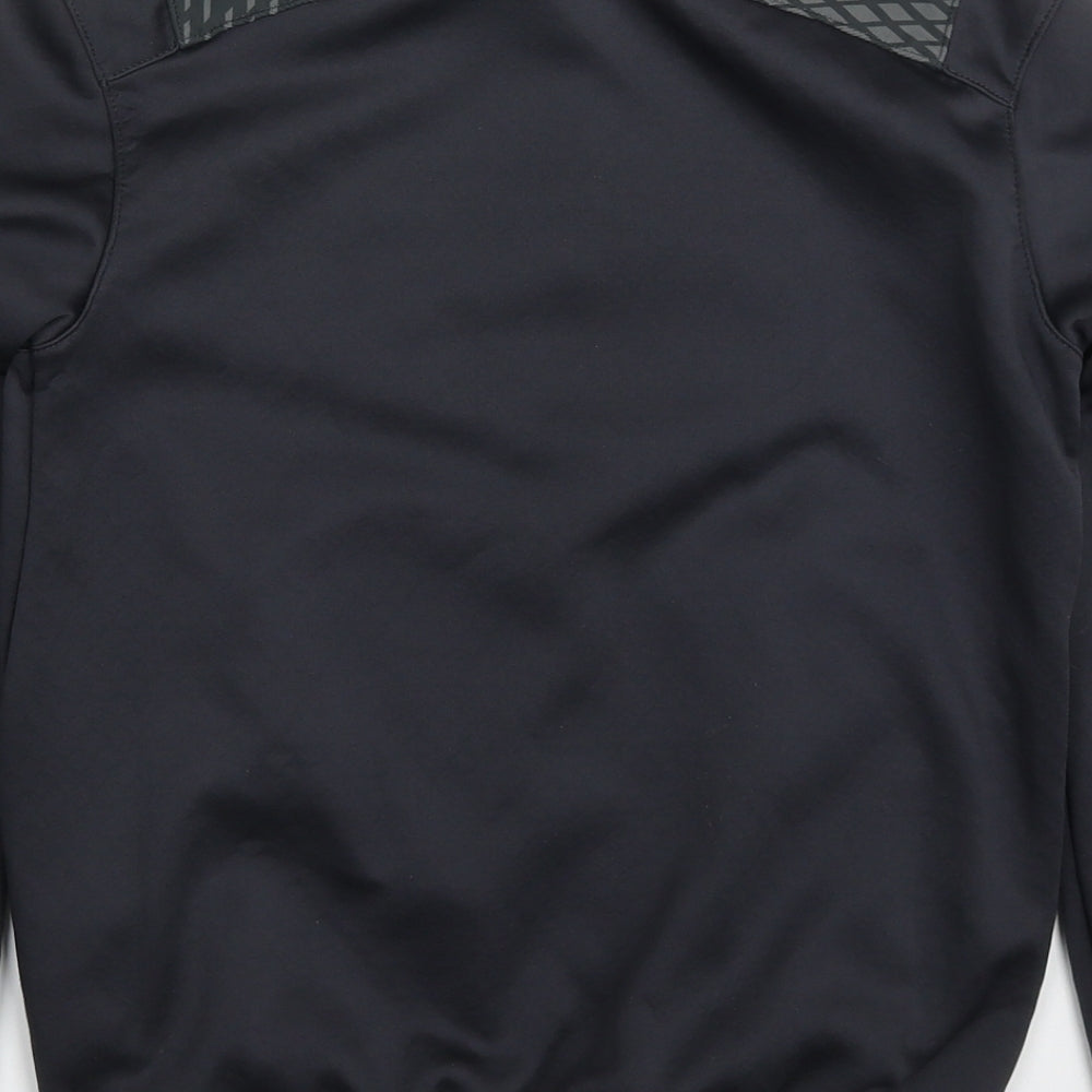 Canterbury Boys Grey Geometric Polyester Pullover Sweatshirt Size 8 Years  Zip - IRFU