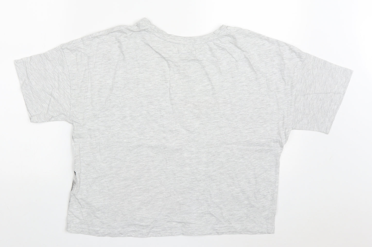 Primark Womens Grey Solid Polyester Top Pyjama Top Size 6   - The Original Mickey Mouse