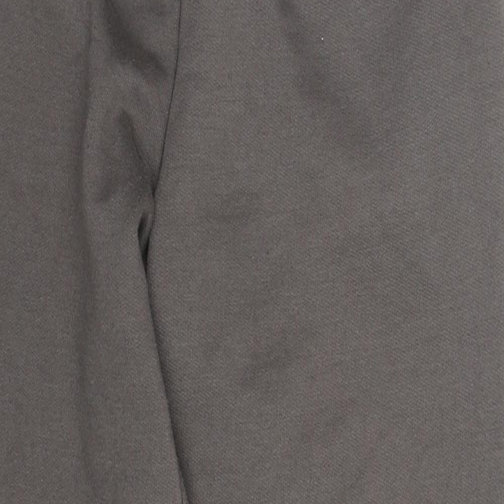 PRETTYLITTLETHING Womens Grey  Cotton Sweatpants Trousers Size XS L28 in Regular Drawstring
