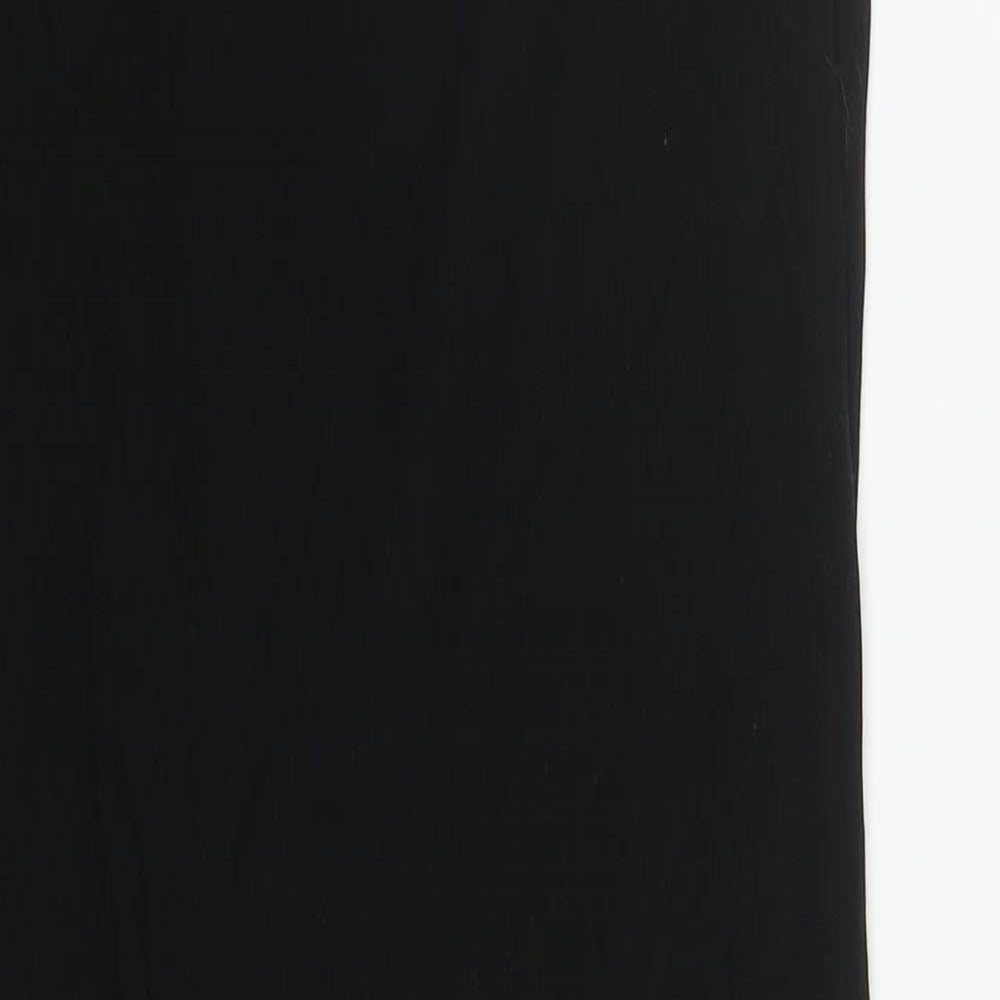 Zara Womens Black  Lyocell Slip Dress  Size S  V-Neck Pullover