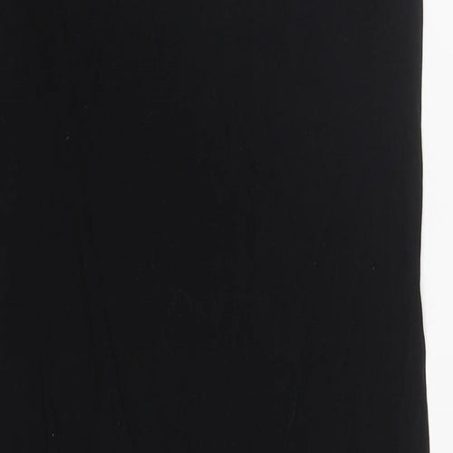 Zara Womens Black  Lyocell Slip Dress  Size S  V-Neck Pullover