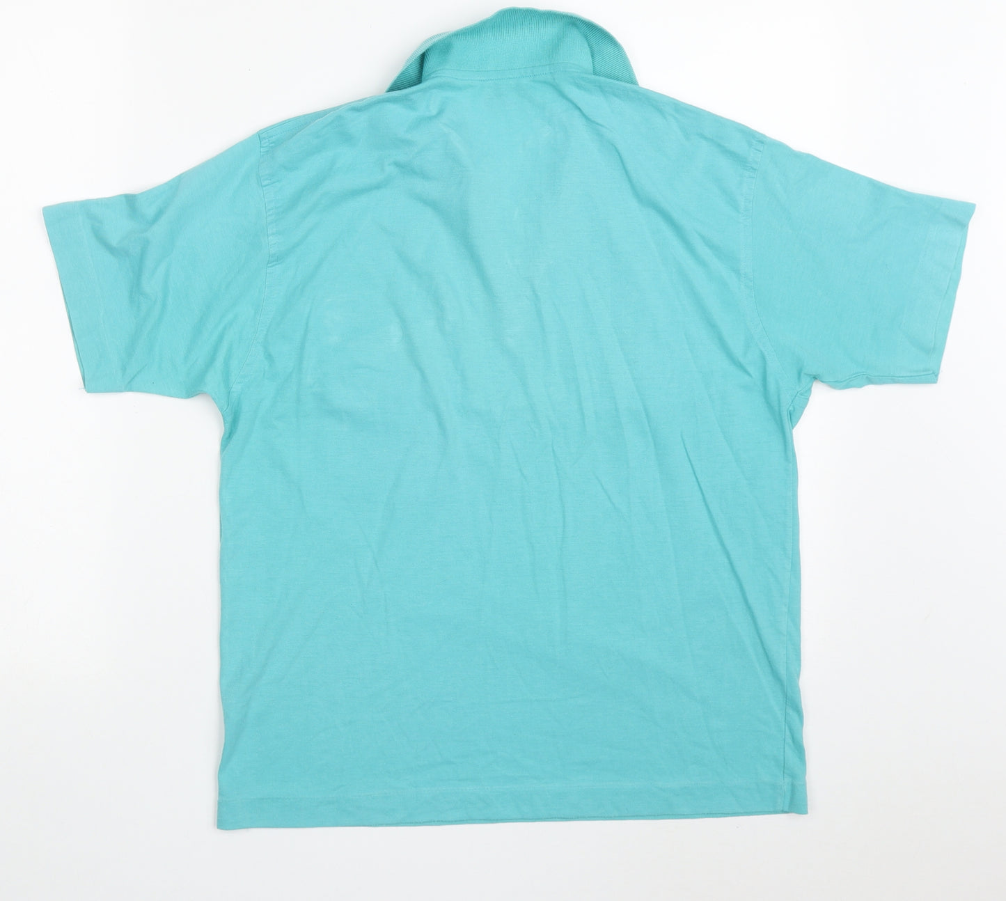 Emreco Mens Beige  Polyester  Polo Size M Collared Pullover