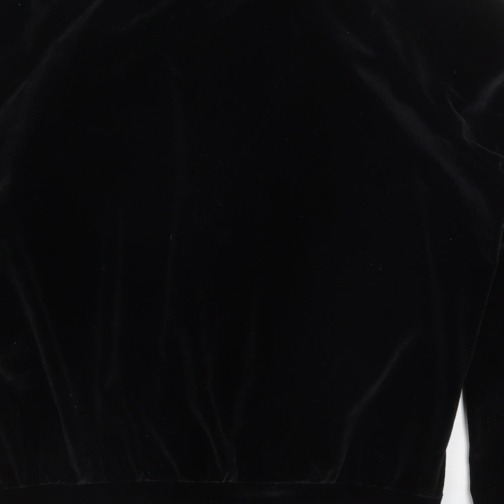 Boohoo Womens Black   Jacket  Size 8  Zip
