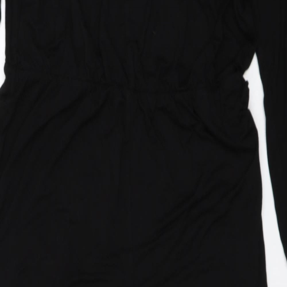 South Womens Black  Viscose Jumpsuit One-Piece Size 20 L29 in  - Open Shoulder