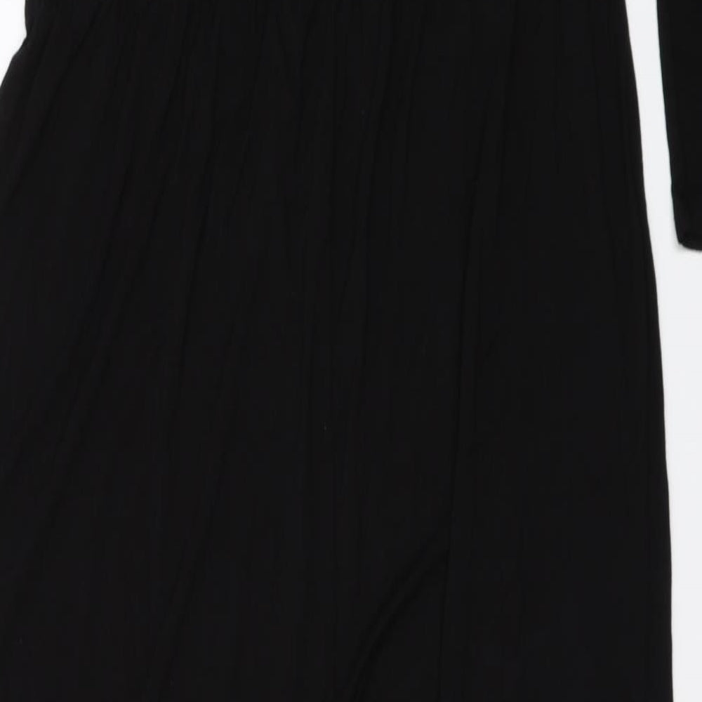 South Womens Black  Viscose Jumpsuit One-Piece Size 20 L29 in  - Open Shoulder