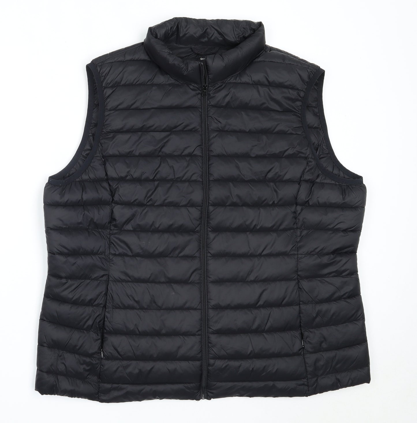 Dunnes Stores Mens Black   Gilet Coat Size XL