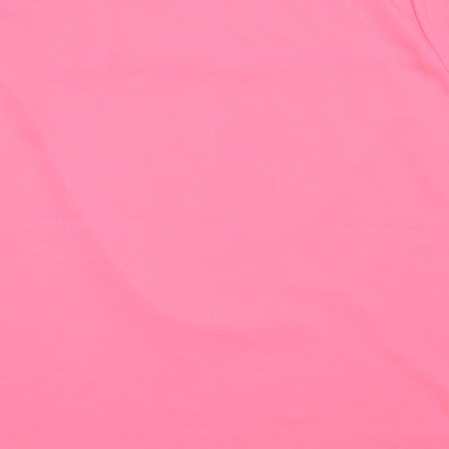 BHS Womens Pink  Polyester Basic Blouse Size 20 Round Neck