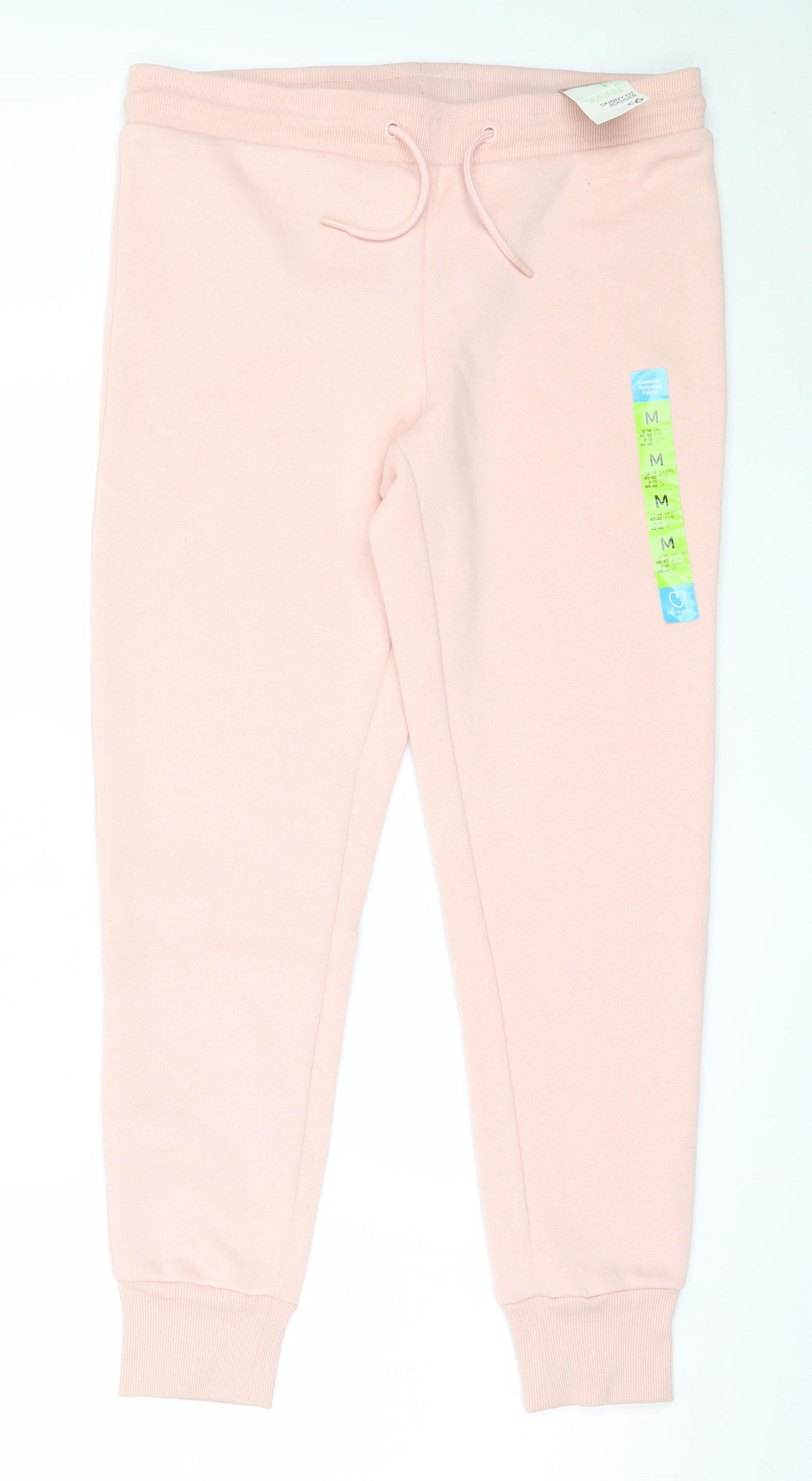 Primark Womens Pink  Polyester Jogger Trousers Size M L29 in Regular