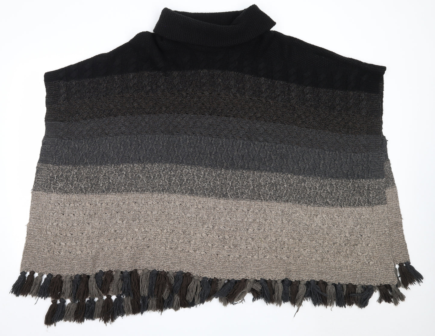 Debenhams Womens Black   Jacket Poncho Size L