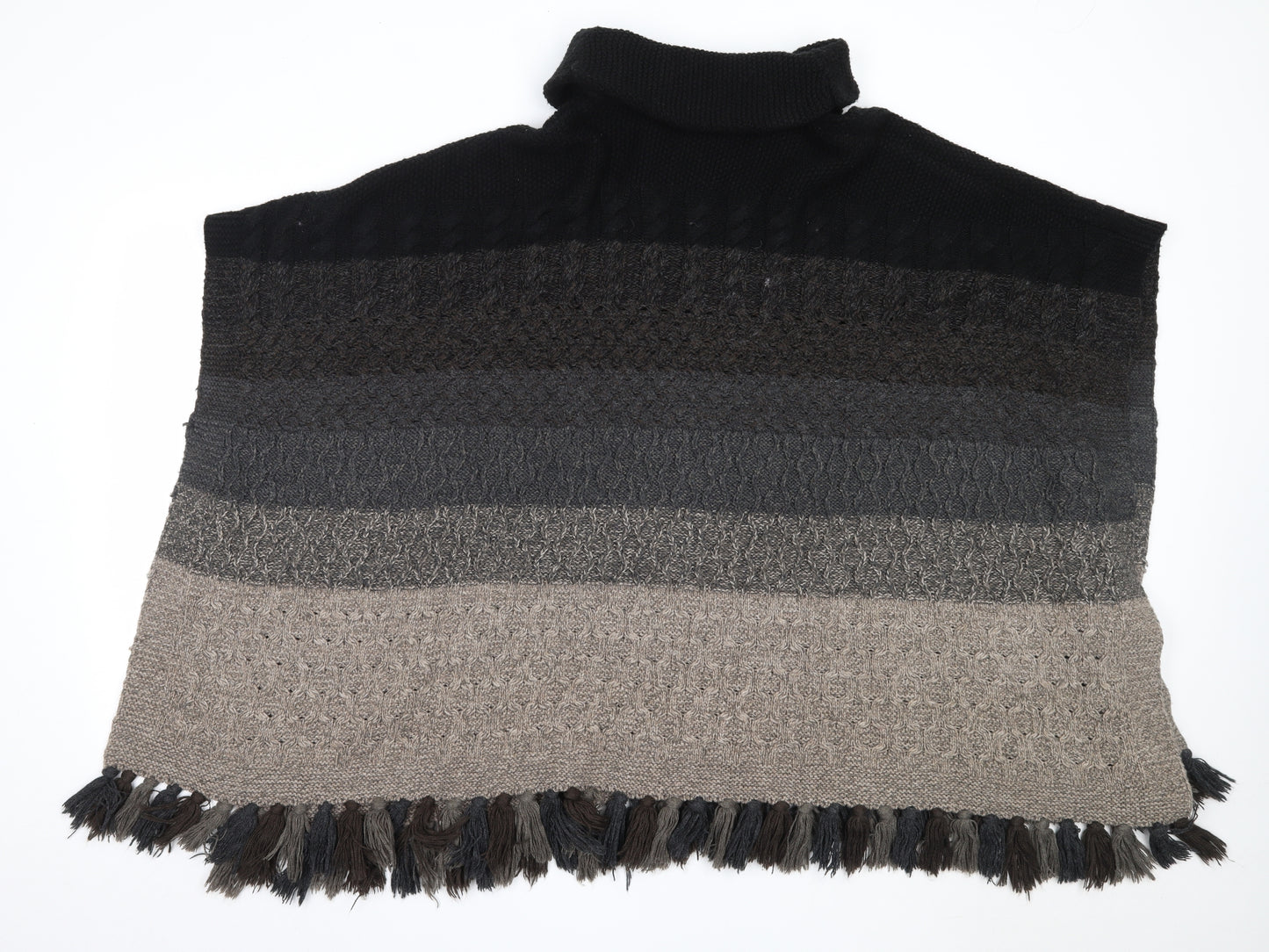 Debenhams Womens Black   Jacket Poncho Size L