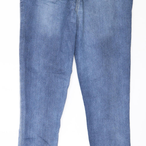 Parisian Womens Blue  Cotton Skinny Jeans Size 10 L28 in Regular