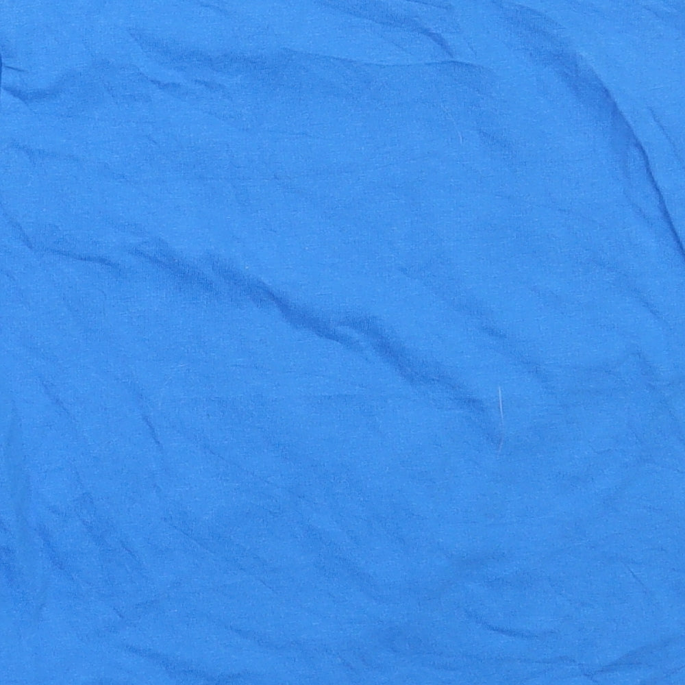 Primark Boys Blue  Cotton Basic T-Shirt Size 4-5 Years Round Neck  - marvel