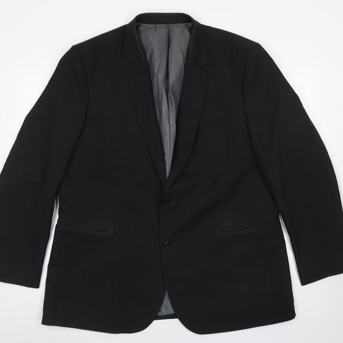 F&F Mens Beige Striped Polyester Jacket Blazer Size 46