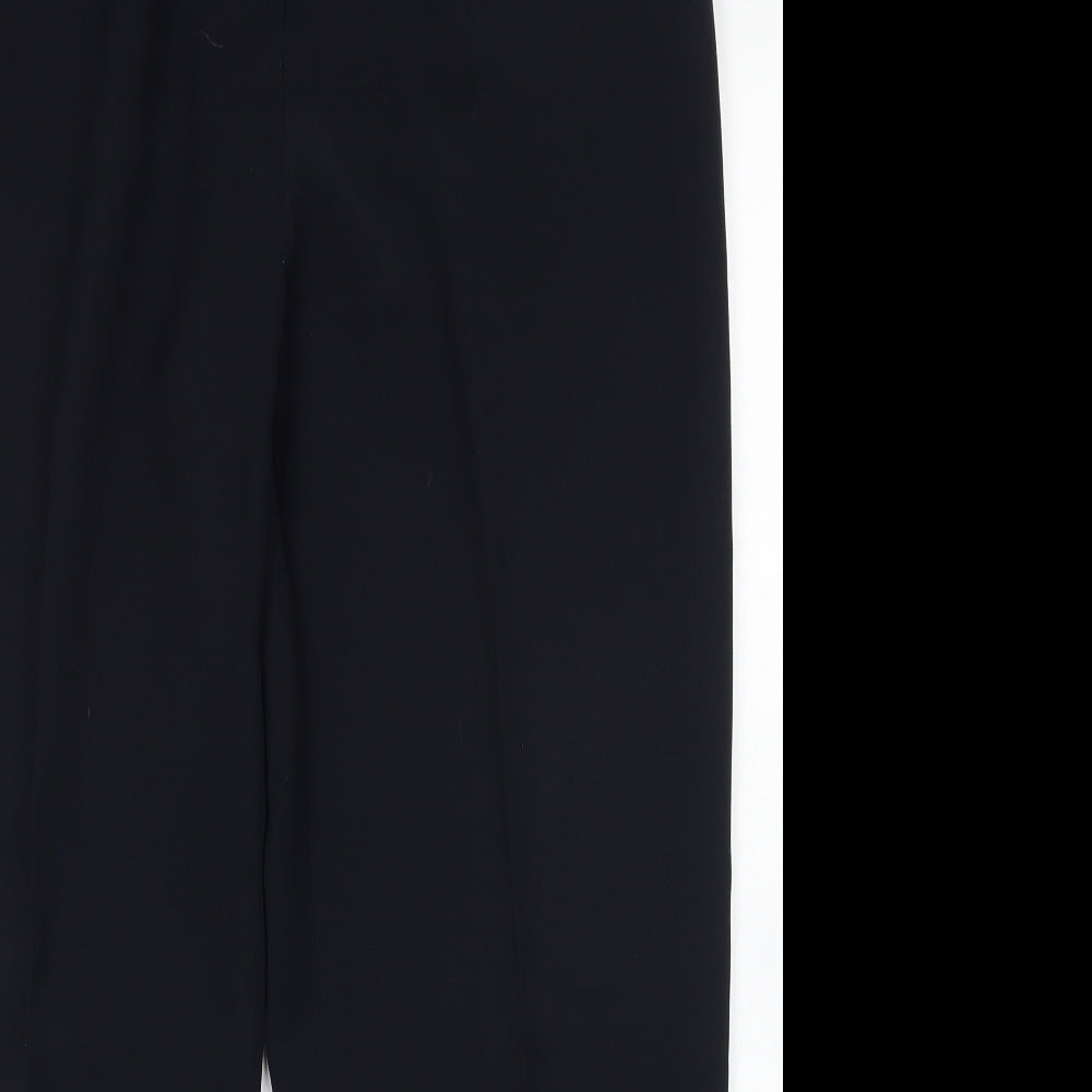 Principles Womens Blue  Polyester Dress Pants Trousers Size 16 L29 in Regular Hook & Eye