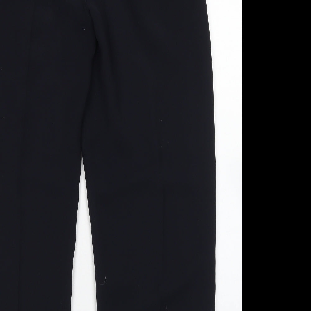 Principles Womens Blue  Polyester Dress Pants Trousers Size 16 L29 in Regular Hook & Eye