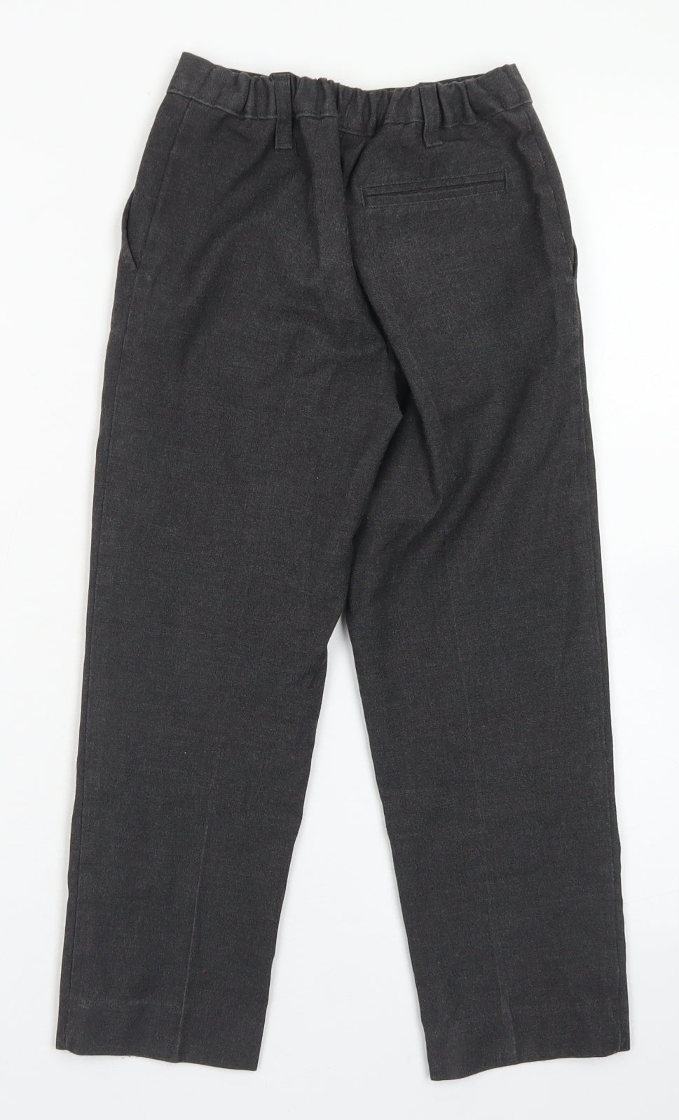 TU Boys Grey  Polyester Dress Pants Trousers Size 6 Years  Regular Hook & Eye - School Wear