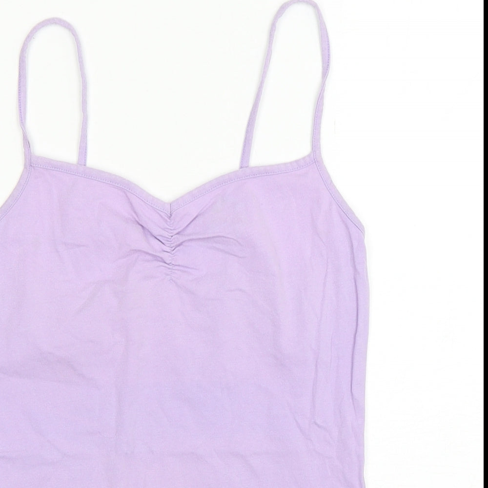 F&F Womens Pink  Cotton Top Pyjama Top Size 12