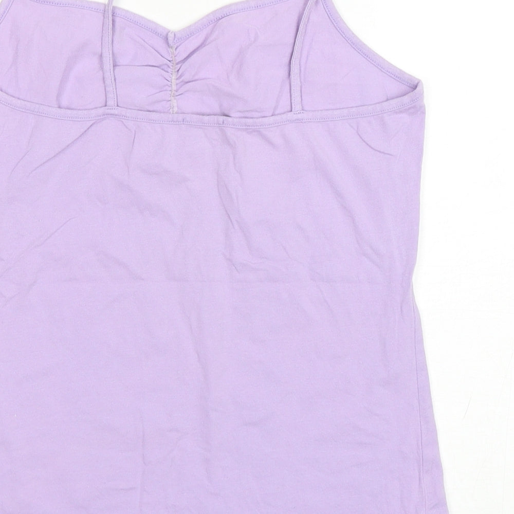 F&F Womens Pink  Cotton Top Pyjama Top Size 12