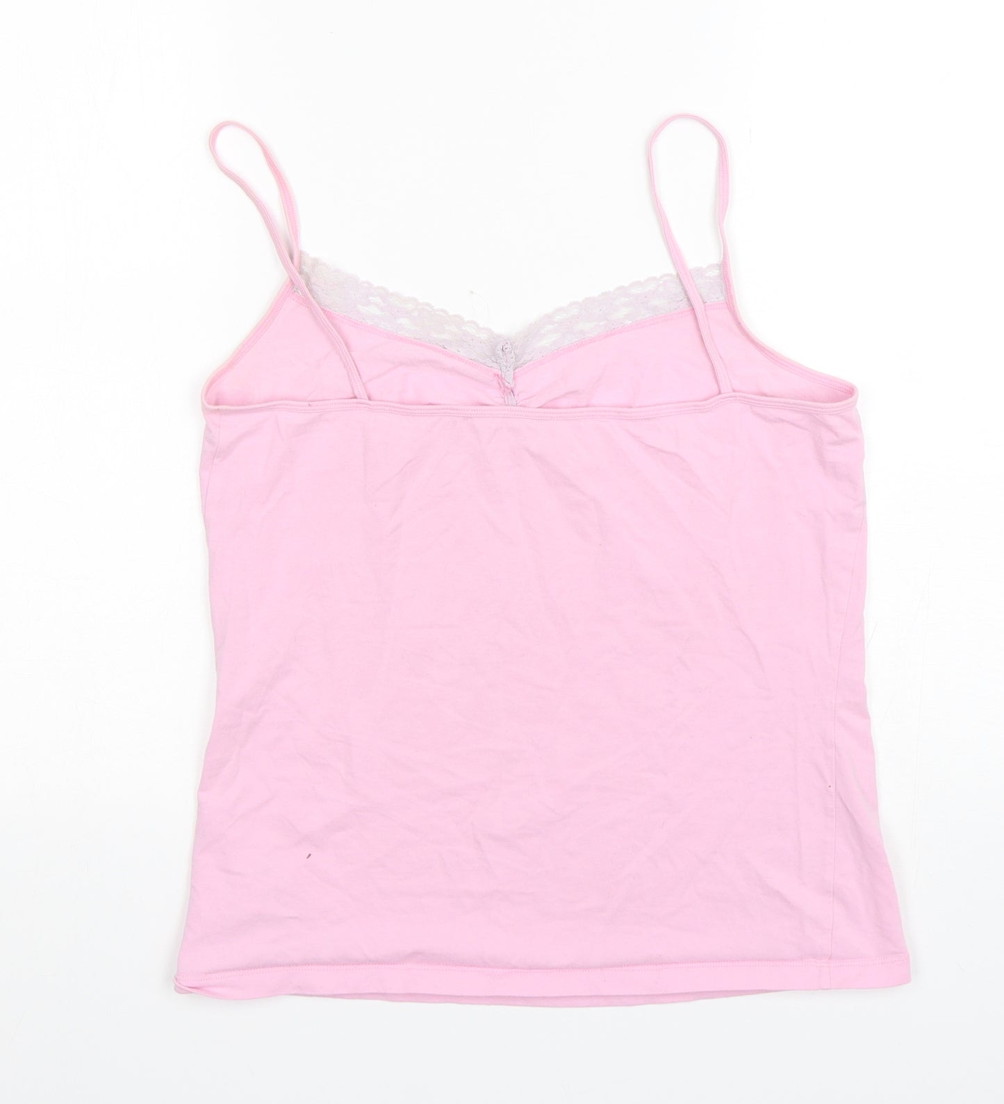 F&F Womens Pink  Cotton Top Pyjama Top Size 12