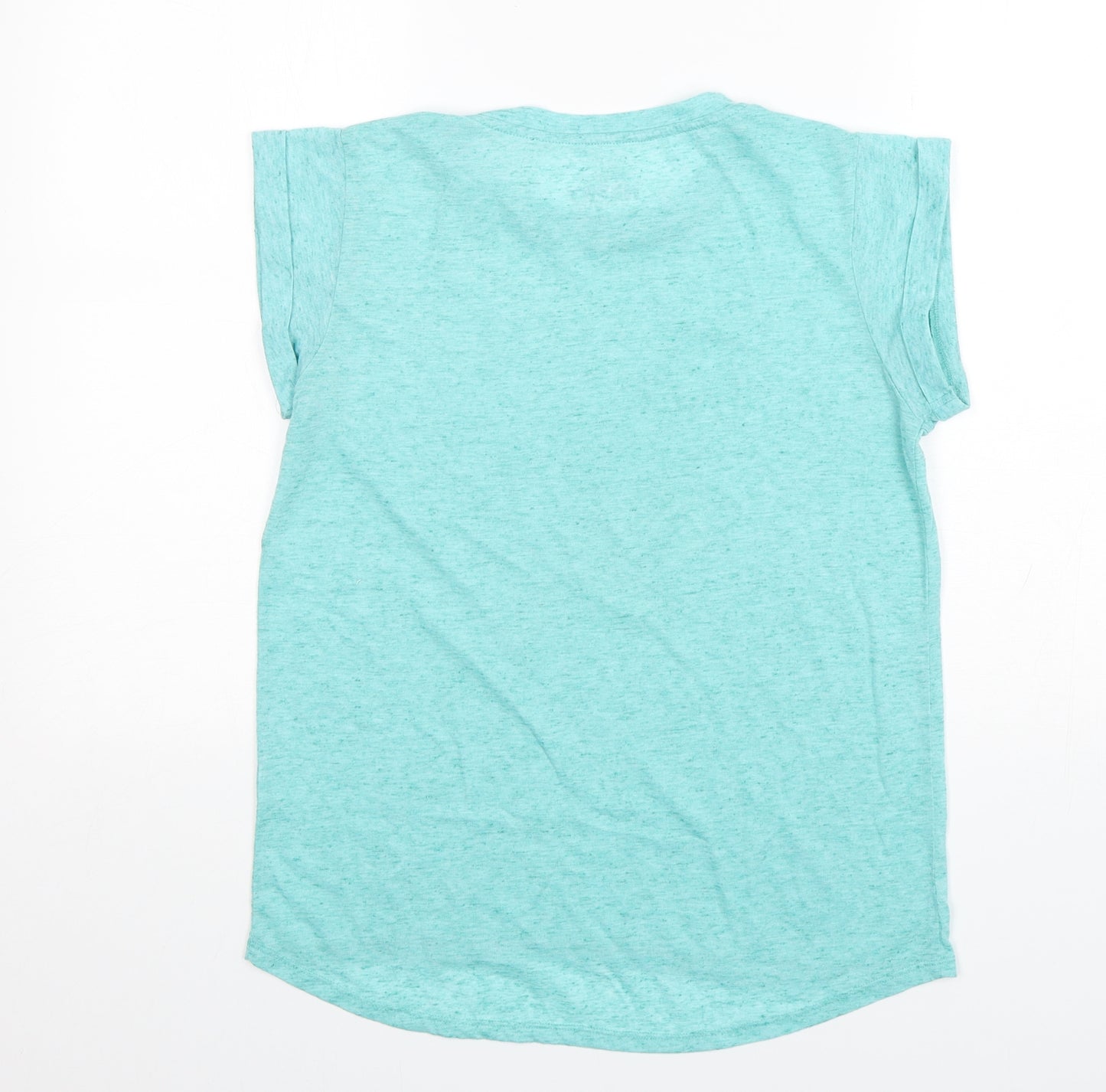 Atmosphere Womens Green   Basic T-Shirt Size 8 Round Neck