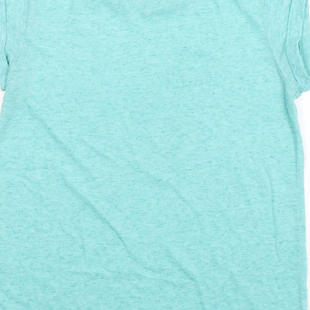 Atmosphere Womens Green   Basic T-Shirt Size 8 Round Neck