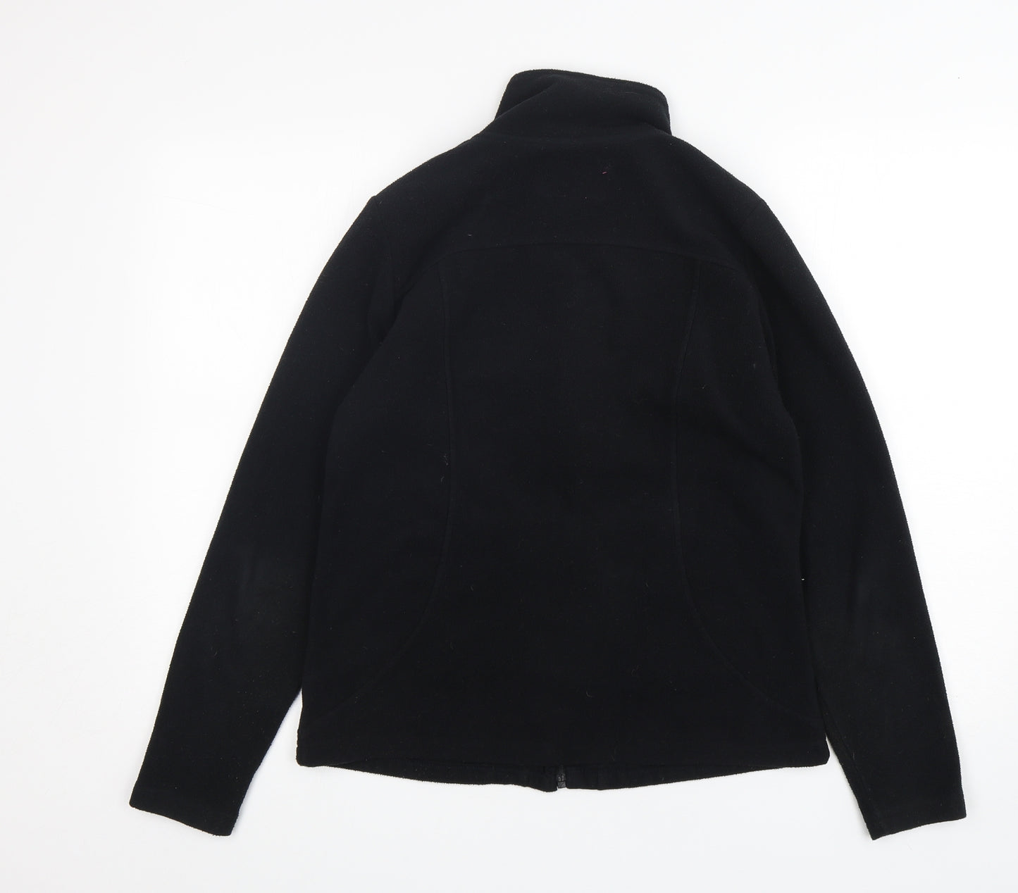NEXT Womens Black  Polyester Full Zip Sweatshirt Size 14