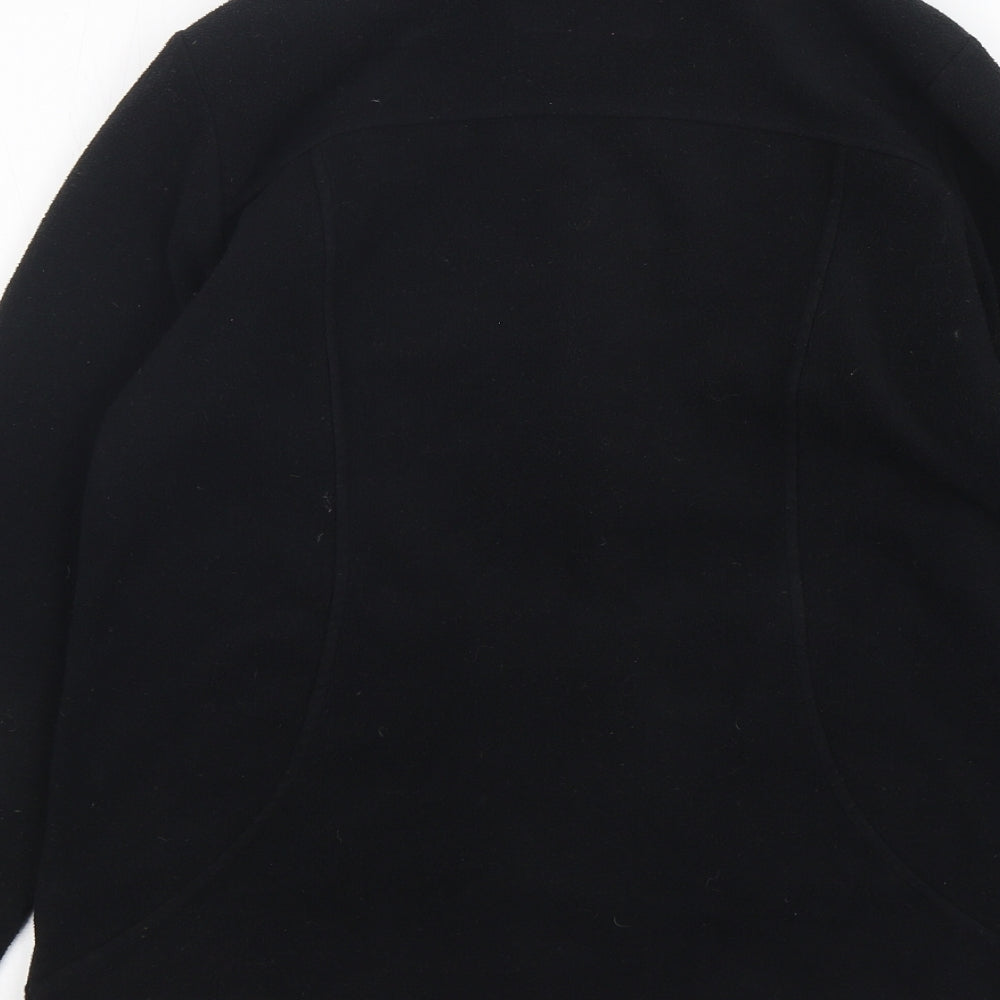 NEXT Womens Black  Polyester Full Zip Sweatshirt Size 14