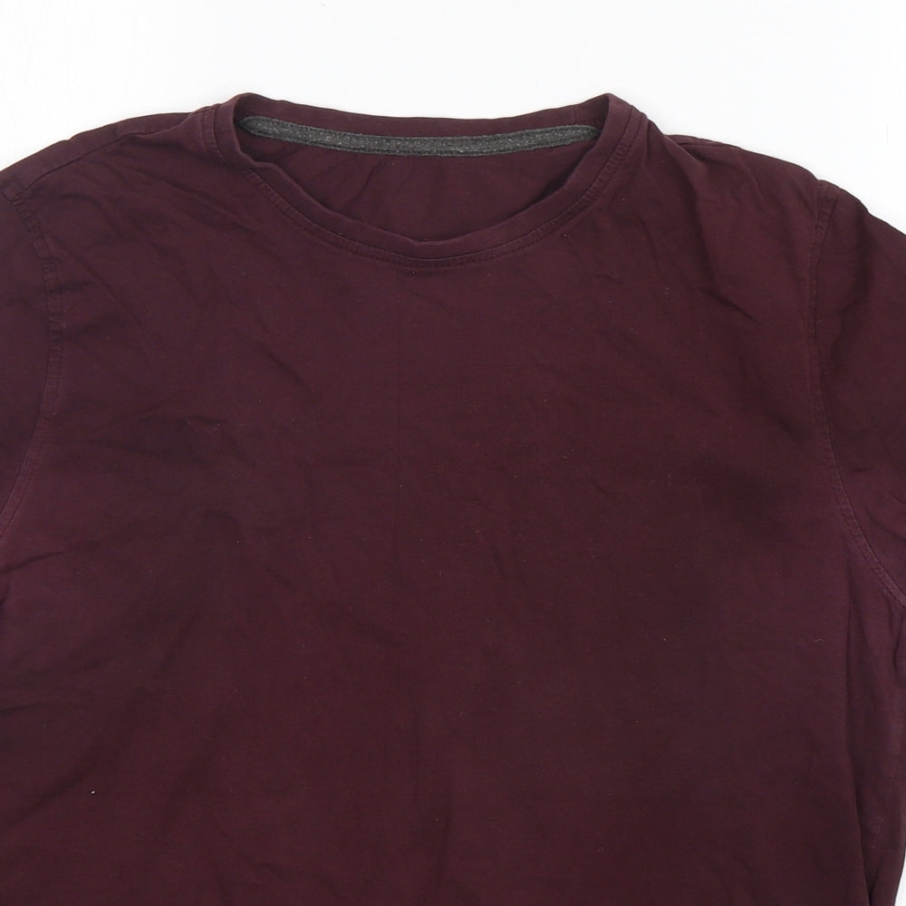 George Mens Purple  Cotton  Pyjama Top Size M