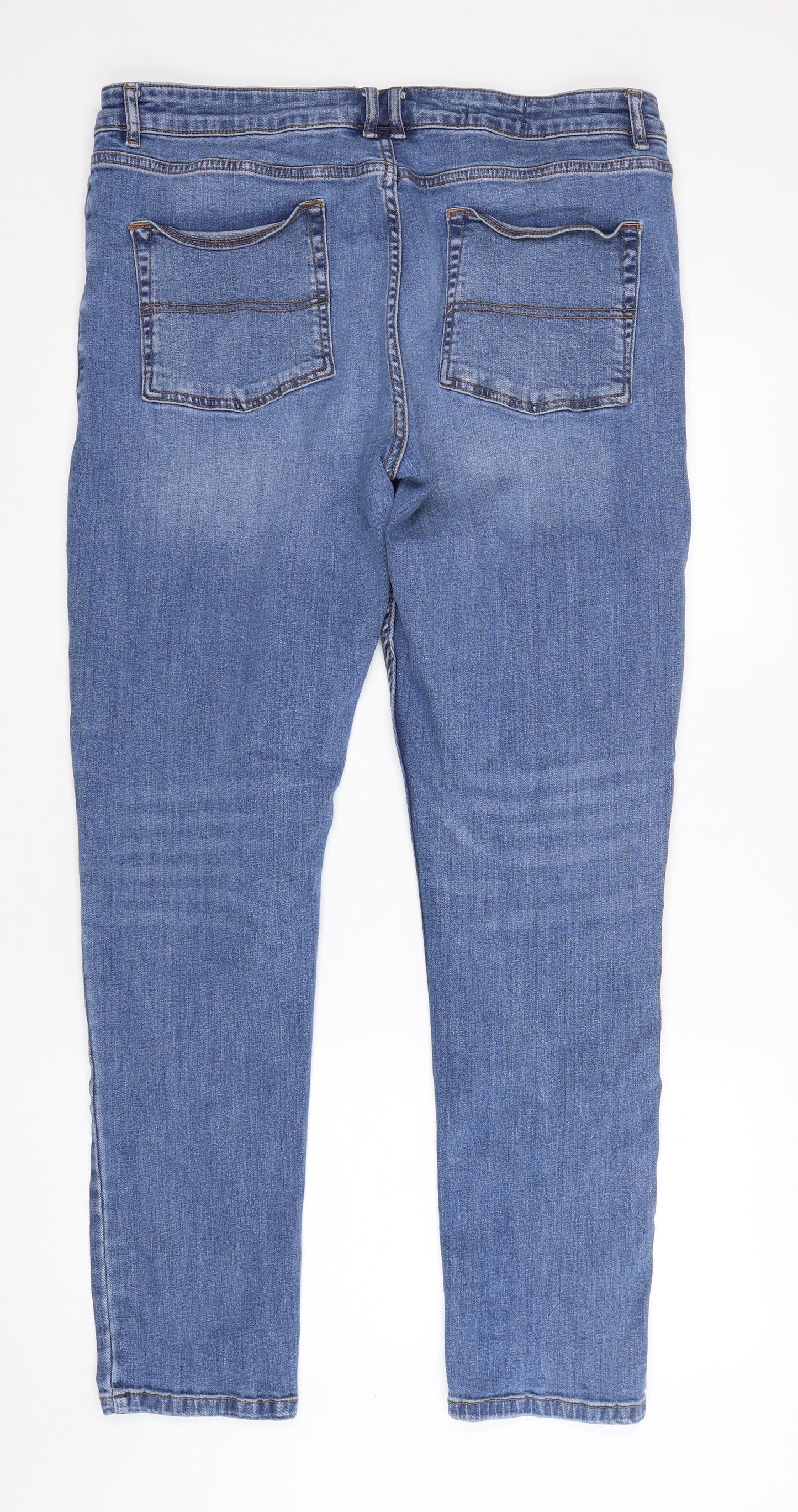 Collusion  Mens Blue  Cotton Skinny Jeans Size 38 L32 in Regular
