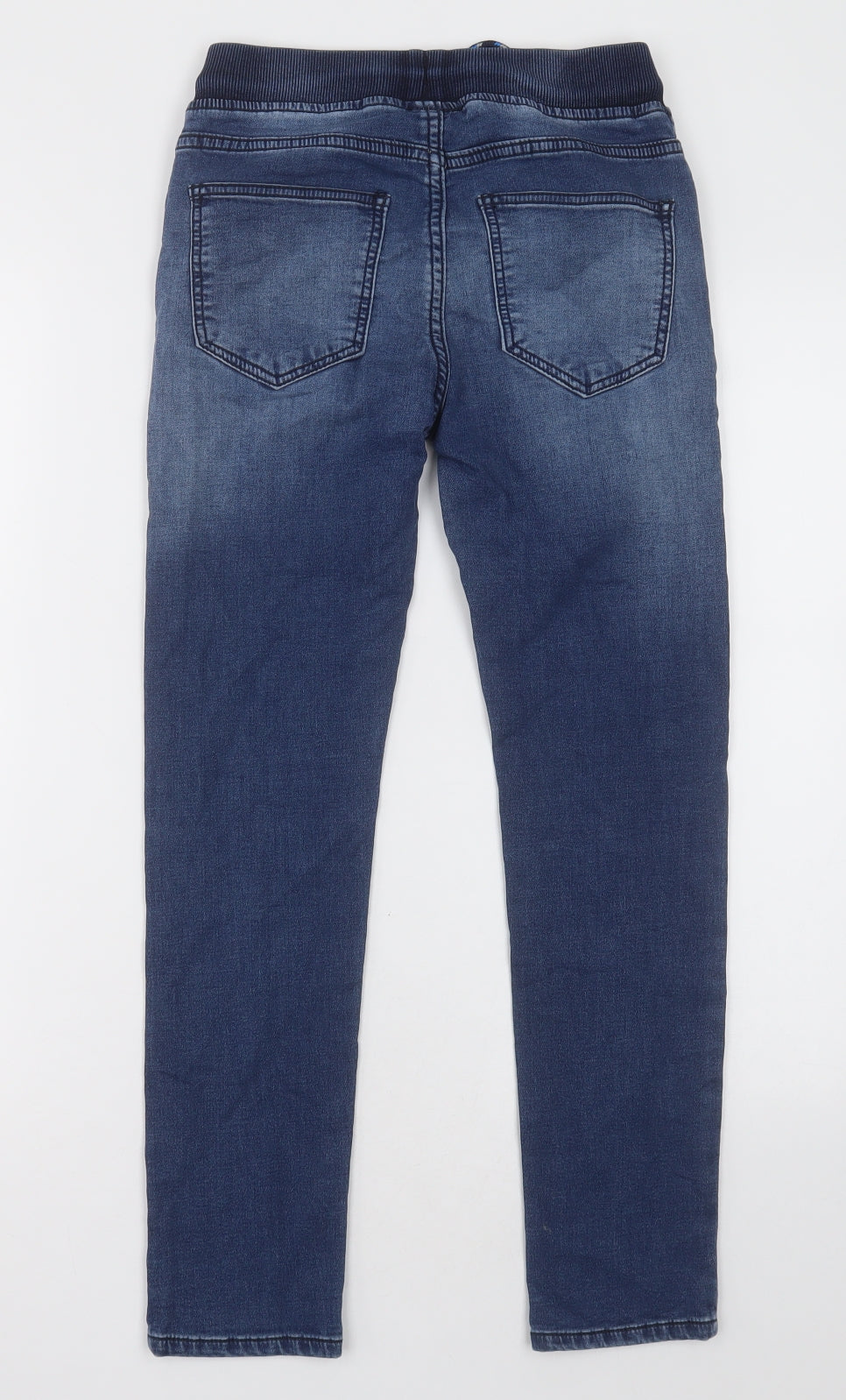 NEXT Boys Black  Cotton Straight Jeans Size 11 Years  Regular Tie