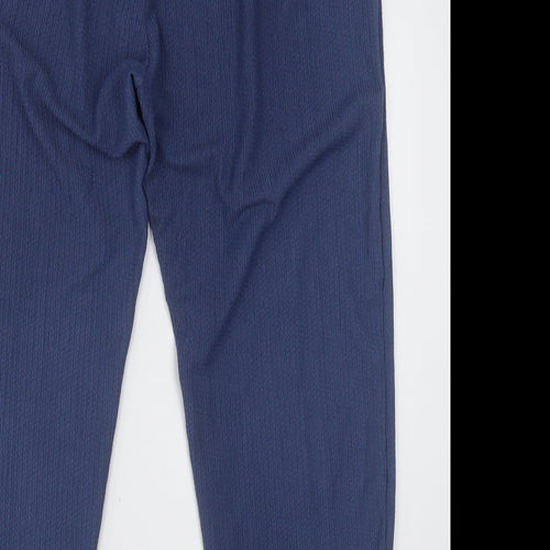 bobnmarch Womens Blue  Polyester Trousers  Size 16 L30 in Regular