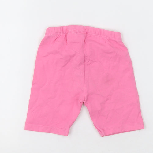 Zara Girls Pink  Cotton Shorts Outfit/Set Size 18-24 Months
