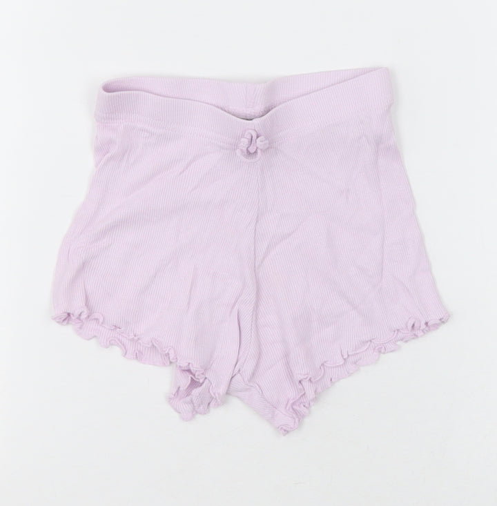 Primark Girls Purple Cotton Cami Sleep Shorts Size 18-24 Months Pullover