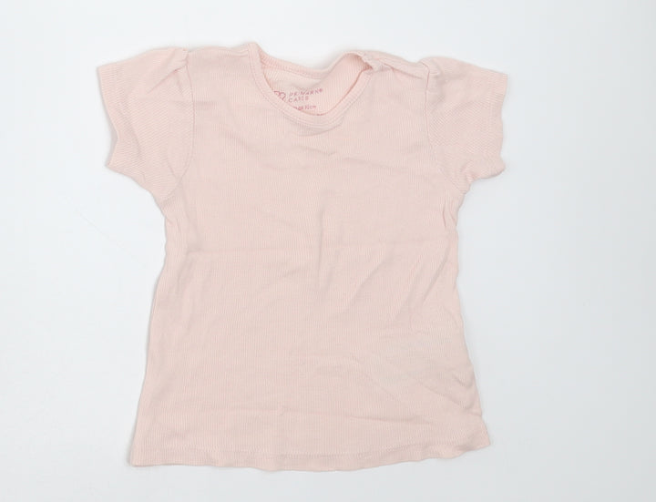 Primark Girls Pink  Cotton  Pyjama Set Size 18-24 Months  Pullover