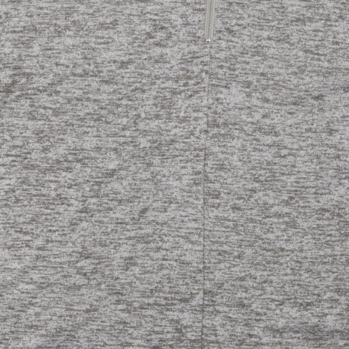 Primark Womens Grey  Polyester Pullover Sweatshirt Size S  Zip
