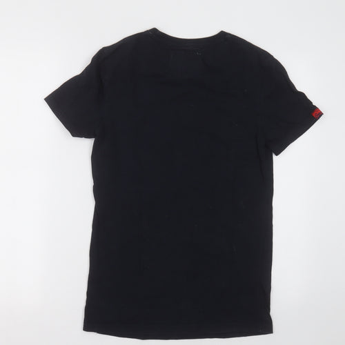 Superdry Mens Blue  Cotton  T-Shirt Size XS Crew Neck