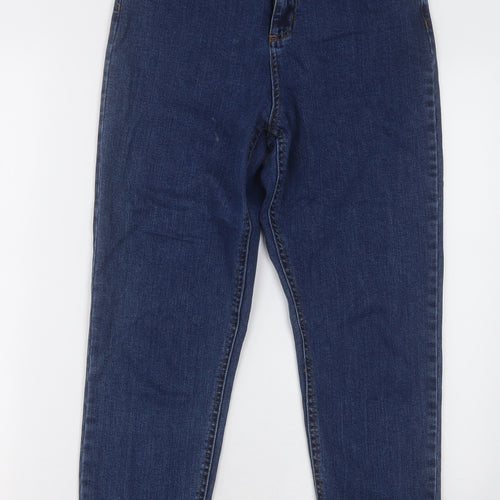 BDG Womens Blue  Cotton Mom Jeans Size 25 L28 in Regular Button