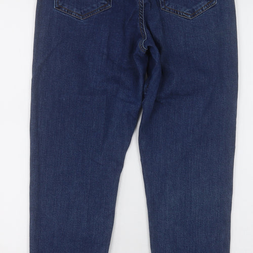 BDG Womens Blue  Cotton Mom Jeans Size 25 L28 in Regular Button