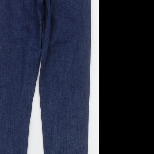 BDG Womens Blue  Cotton Mom Jeans Size 25 L28 in Regular Button