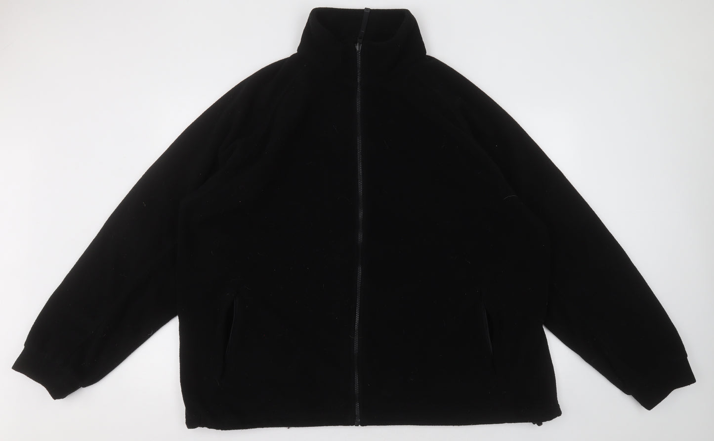 Regatta Mens Black  Polyester Full Zip Sweatshirt Size 3XL