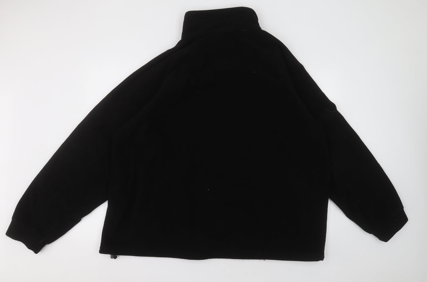 Regatta Mens Black  Polyester Full Zip Sweatshirt Size 3XL