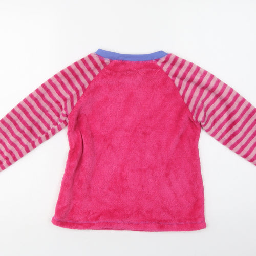 Dunnes Stores Girls Pink  Polyester Top Pyjama Top Size 7-8 Years   - Meow
