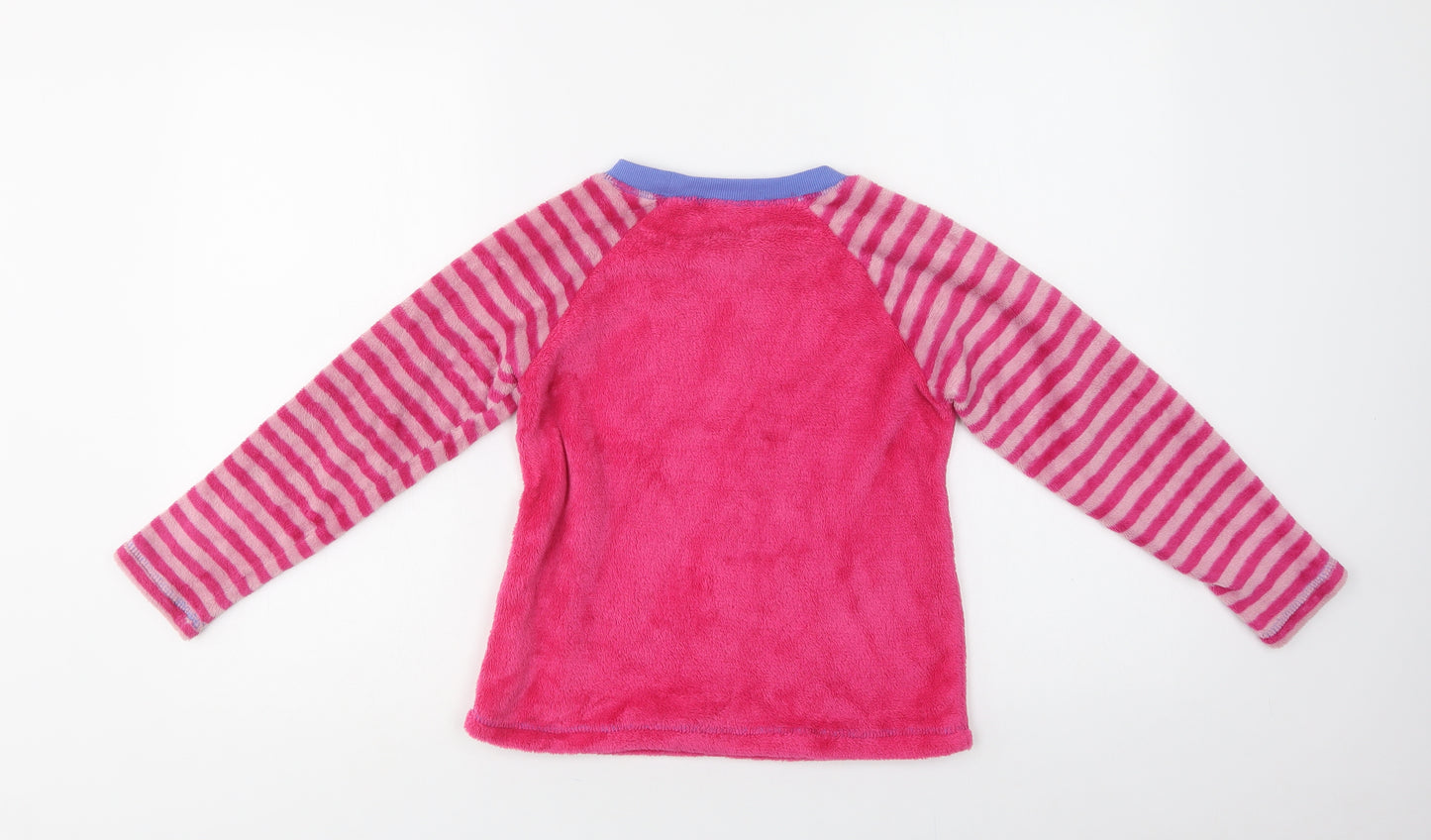 Dunnes Stores Girls Pink  Polyester Top Pyjama Top Size 7-8 Years   - Meow