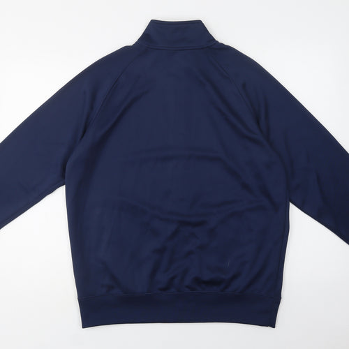 Nike Mens Blue  Polyester Full Zip Sweatshirt Size M   - Manchester United FC