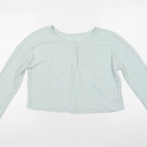 Primark Womens Green  Polyester Top Pyjama Top Size XS